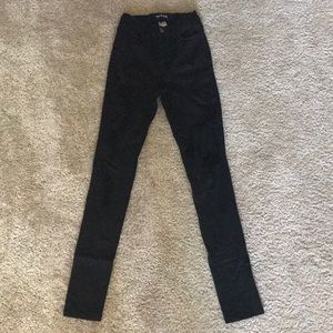 High rise black jeans